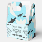 可愛い赤ちゃんブルーハロウィーン誕生日パーティーお願いボックス フェイバーボックス (オープン)