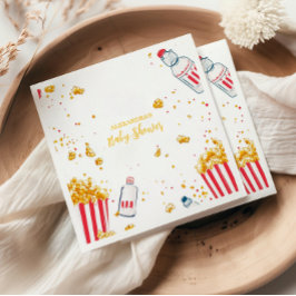 可愛い赤ちゃんポップ・アートのシャワー スタンダードカクテルナプキン