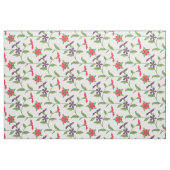 可愛い赤と紫の花カスタム背景Col ファブリック (ヤード)