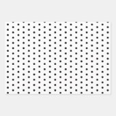 可愛い赤と黒のラディバグパターン ラッピングペーパーシート (正面2)