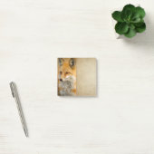 可愛い赤キツネワイルダネス自然撮影後 ポストイット (オフィス)