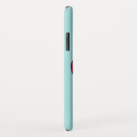 可愛い赤サンタハットコーヒーキャンディーケーンクリスマス Case-Mate iPhoneケース (裏面/右)