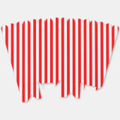 可愛い赤ストライプの白 フェイバーボックス (見開き)