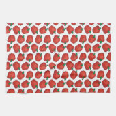 可愛い赤唐辛子 キッチンタオル (横)