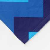 可愛い赤白青山形フリースブランケット フリースブランケット (角)