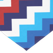 可愛い赤白青山形ミディアムテーブルランナー ミディアムテーブルランナー (コーナー)