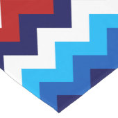 可愛い赤白青山形ラージテーブルランナー ロングテーブルランナー (コーナー)