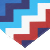 可愛い赤白青山羊小テーブルクロス テーブルクロス (アングル)