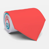 可愛い赤青黄緑抽象芸術パターストライプン ネクタイ (ロール)