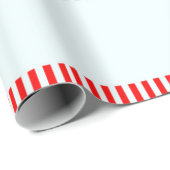 可愛い赤青黄緑抽象芸術パターストライプン ラッピングペーパー (ロールコーナー)