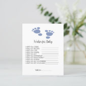 可愛い足跡ベビーシャワーベビーアドバイス (スタンド正面)