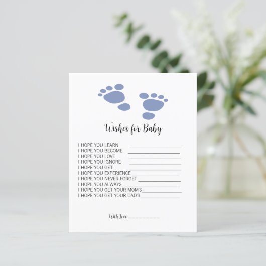 可愛い足跡ベビーシャワーベビーアドバイス (スタンド正面)