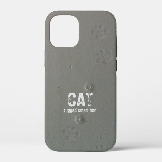 可愛い足頭が切れるでゴツゴツした猫 Case-Mate iPhoneケース (裏面)