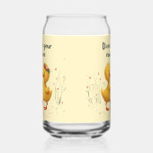 可愛い踊りダクリングスとフローラ春ビベス ガラス缶 (左)