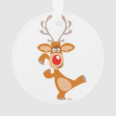 可愛い踊りマンガトインデナーアクリルオーナメント オーナメント (裏面)