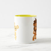 可愛い踊り漫画ライオンズ ツートーンマグカップ (中央)