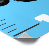 可愛い輸送漫画の成長図 ポスター (角)