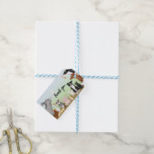 可愛い農園感謝してい生物ギフトラベル ギフトタグ (より糸つき)