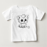 可愛い遊子犬のボール