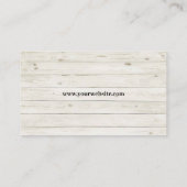 可愛い道具持ち整備修理車 名刺 (裏面)