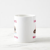 可愛い酔い心地のマグソブリー茶 コーヒーマグカップ (中央)