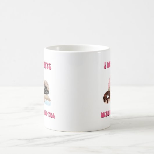 可愛い酔い心地のマグソブリー茶 コーヒーマグカップ (中央)