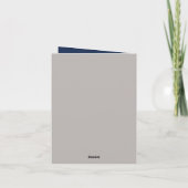 可愛い野球の父の息子のメッセージを追加 カード (裏面)