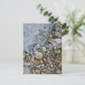 可愛い金ゴールドハートロックオンバーリントンアイオワ川 ポストカード (スタンド正面)