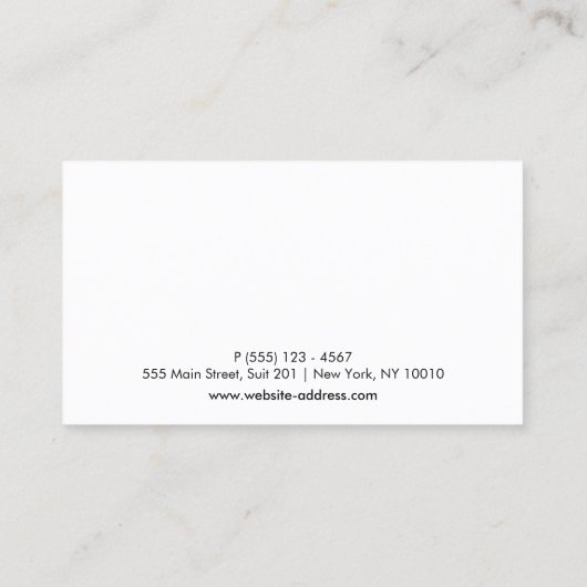 可愛い金ゴールドハート6パンチカスタマーロイヤリティカード ロイヤリティカード (裏面)