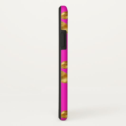 可愛い金ゴールド Case-Mate iPhoneケース (裏面/右)