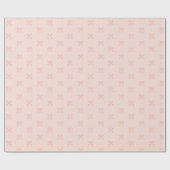 可愛い鍵オンピンク ラッピングペーパー (フラット)