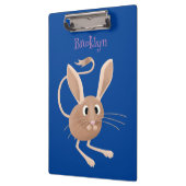 可愛い長い耳のジェルボア漫画イラストレーション クリップボード (左)