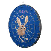 可愛い長い耳のジェルボア漫画イラストレーション ダーツボード (正面右)