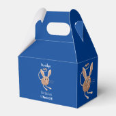 可愛い長い耳のジェルボア漫画イラストレーション フェイバーボックス (裏面サイド)