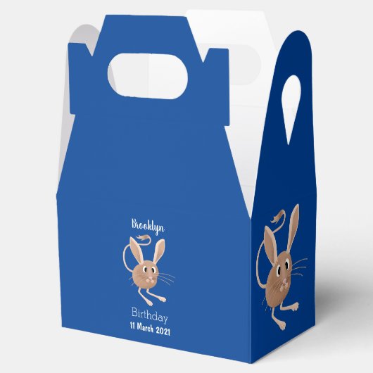 可愛い長い耳のジェルボア漫画イラストレーション フェイバーボックス (オープン)