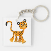 可愛い隠しマンガのチーテータアクリルのキーチェーン キーホルダー (裏面)