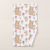 可愛い雌ベビー母の日 バスタオルセット (ハンドタオル)