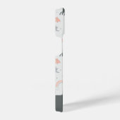 可愛い雨猫パターン iPhoneケース (右側面)