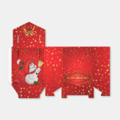 可愛い雪だるまお願い箱 フェイバーボックス (折り畳みなし)