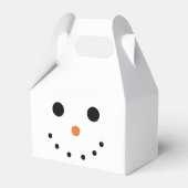 可愛い雪だるまお願い箱 フェイバーボックス (裏面サイド)