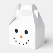 可愛い雪だるまお願い箱 フェイバーボックス (正面サイド)