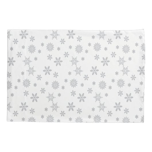 可愛い雪だるまとクリスマスツリー枕ケース 枕カバー (裏面)