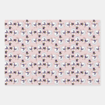 可愛い雪だるまの背景(Bink、Blue、Green)