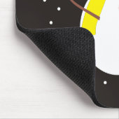 可愛い雪だるまカスタムマウスパッド マウスパッド (コーナー)