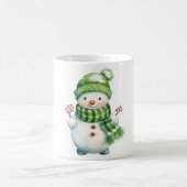 可愛い雪だるま コーヒーマグカップ (中央)