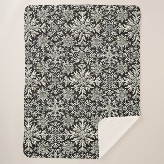 可愛い雪 シェルパブランケット (正面)