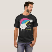 可愛い雲と虹 Tシャツ (正面フル)