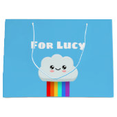 可愛い雲 ラージペーパーバッグ (正面)