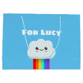 可愛い雲 ラージペーパーバッグ (裏面)