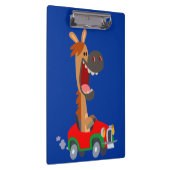 可愛い電動の漫画の馬のクリップボード クリップボード (右)